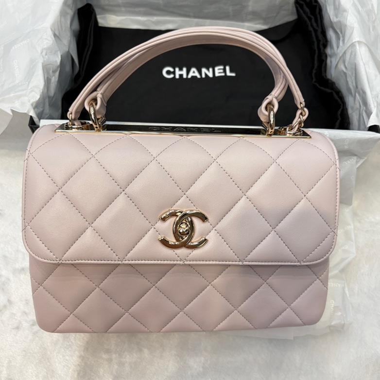 Chanel trendy cc 粉紫色 夢幻色✨💗-5