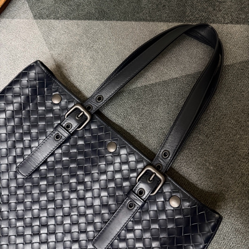 Bv藏青色手提肩背托特包-6