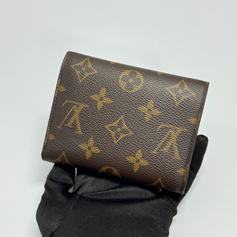 （晶片款全配🎁） LV 專櫃最新晶片款 三折短夾（專櫃24,000）-4