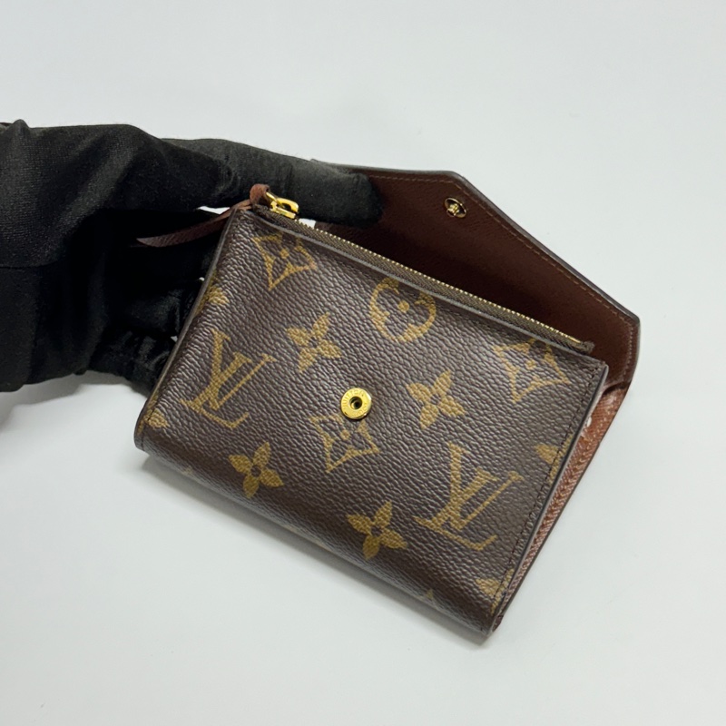 （晶片款全配🎁） LV 專櫃最新晶片款 三折短夾（專櫃24,000）-5