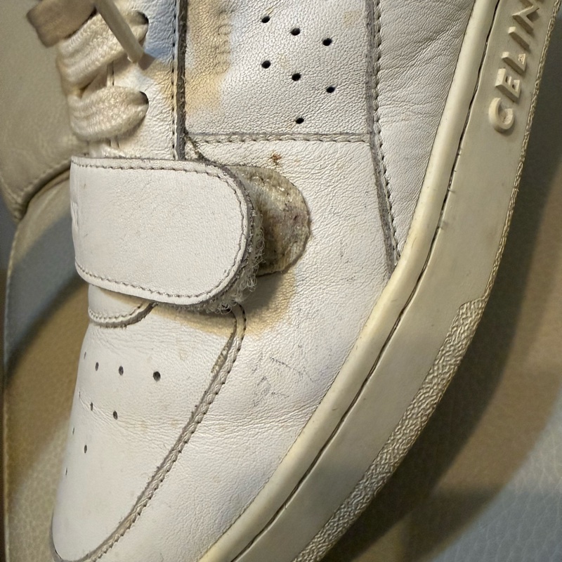 CELINE 運動鞋 24.5 有盒 布鞋 有使用痕跡 附鞋帶 黑色 全配-17