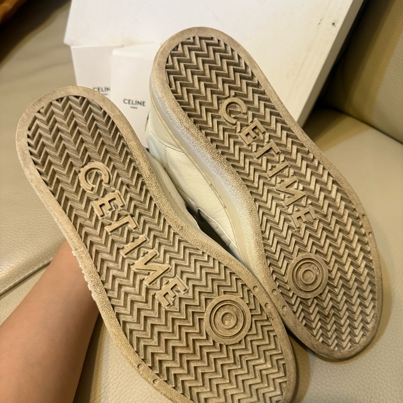 CELINE 運動鞋 24.5 有盒 布鞋 有使用痕跡 附鞋帶 黑色 全配-20