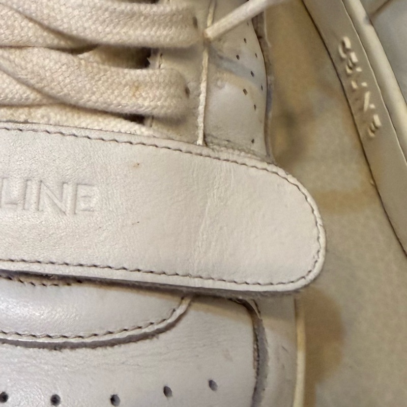 CELINE 運動鞋 24.5 有盒 布鞋 有使用痕跡 附鞋帶 黑色 全配-28