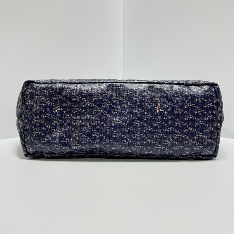 【時髦經典🪩】 Goyard Saint Louis PM 海軍藍 托特包（代購9萬多）-3