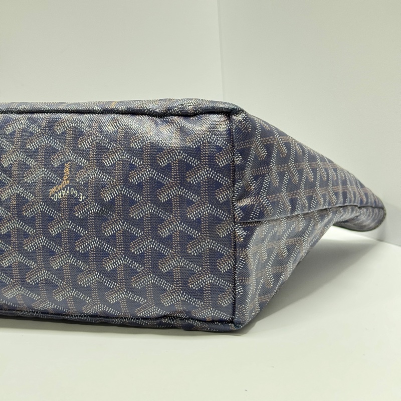 【時髦經典🪩】 Goyard Saint Louis PM 海軍藍 托特包（代購9萬多）-5