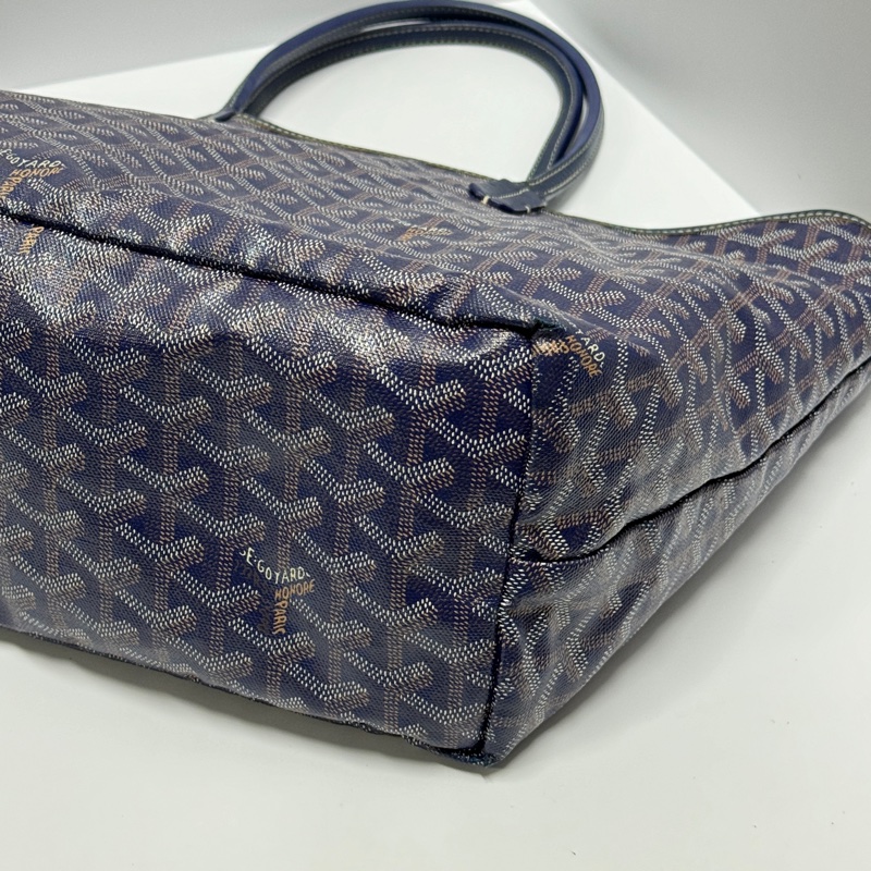 【時髦經典🪩】 Goyard Saint Louis PM 海軍藍 托特包（代購9萬多）-8