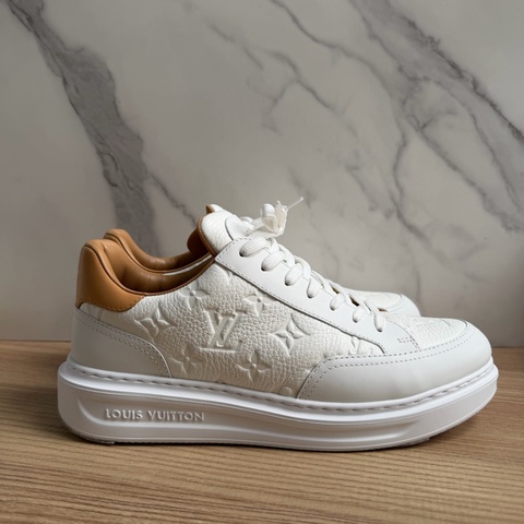 (99新）LV Beverly Hills 壓紋皮革 運動鞋