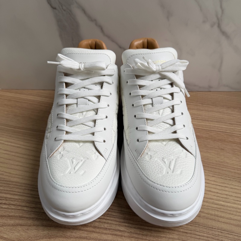 (99新)LV Beverly Hills 壓紋皮革 運動鞋-2