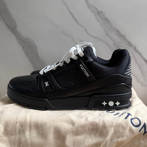 （99新 ）LV trainer 黑武士 皮革款