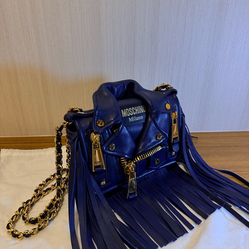Moschino Biker Bag Fringes 流蘇騎士包-0