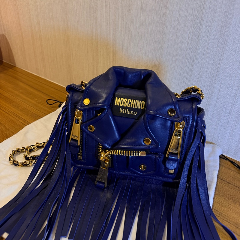 Moschino Biker Bag Fringes 流蘇騎士包-1