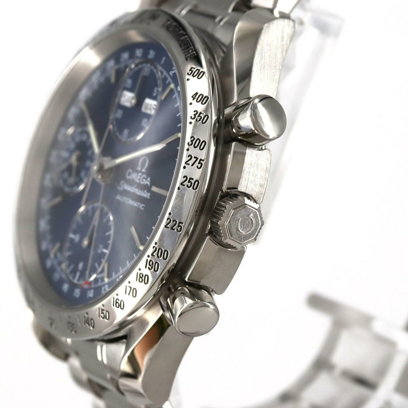 歐米茄超霸系列星期日曆型3521.80不鏽鋼自動腕錶-3