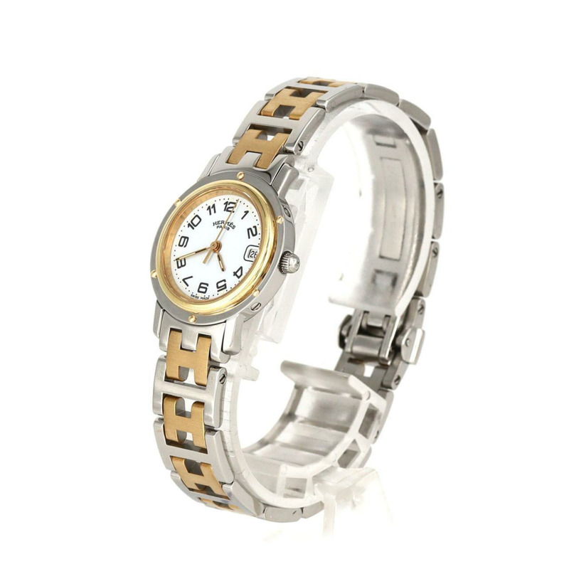 愛馬仕 Clipper Combination CL4.220 SSxGP 石英錶-1