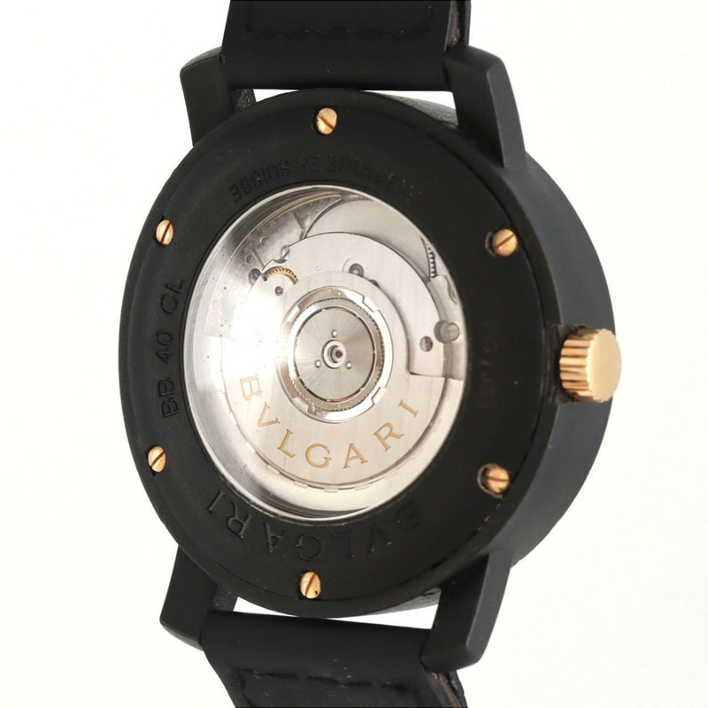 寶格麗碳金BB40CL BBP40C11CGLD自動腕錶-3