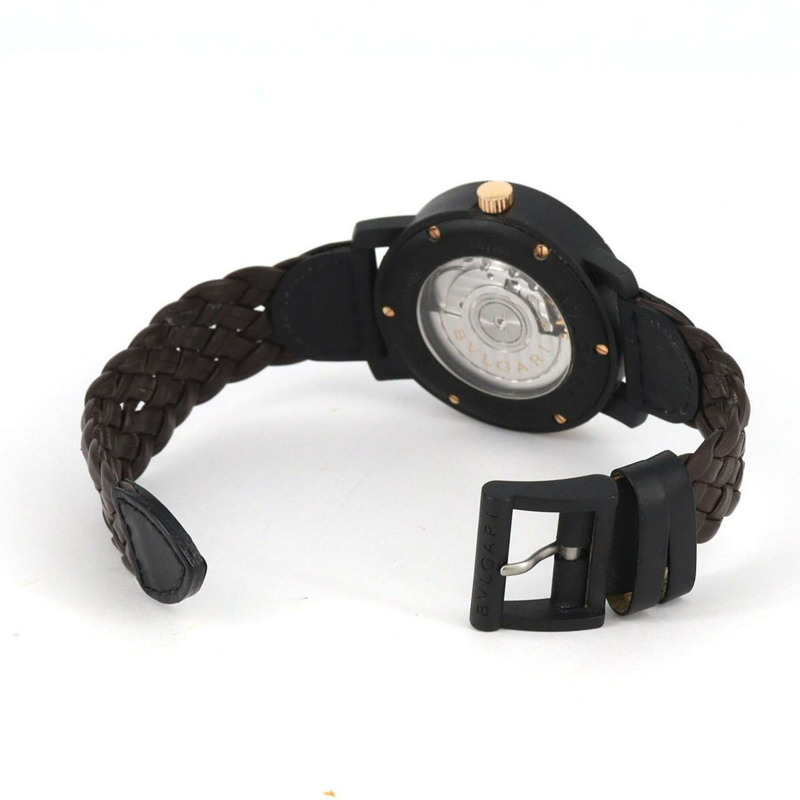 寶格麗碳金BB40CL BBP40C11CGLD自動腕錶-5