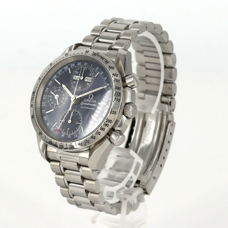 歐米茄超霸系列星期日曆型3521.80不鏽鋼自動腕錶-1