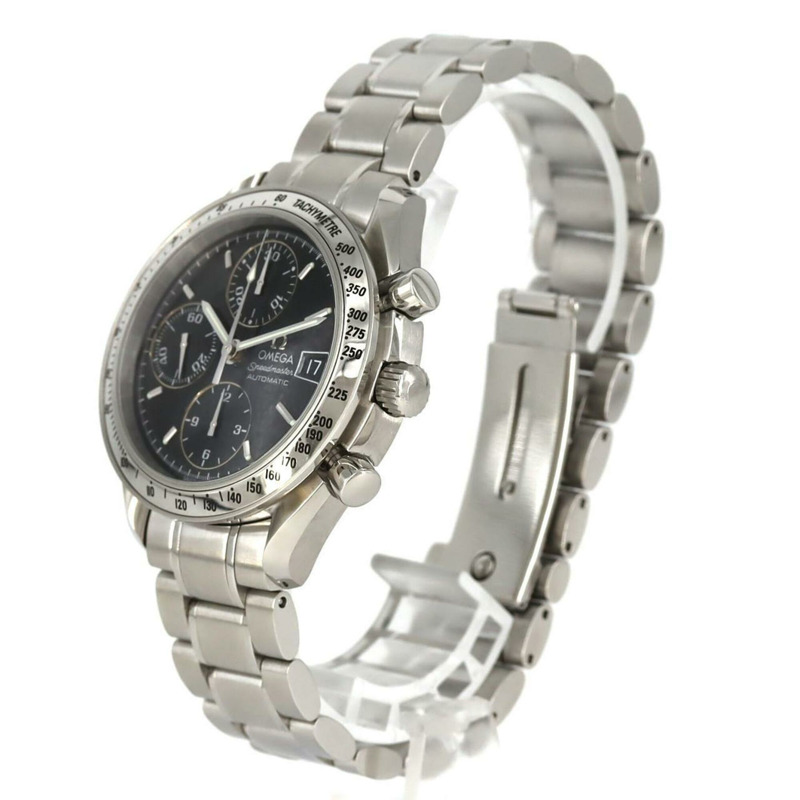 歐米茄超霸系列日期顯示3513.50不鏽鋼自動腕錶-1