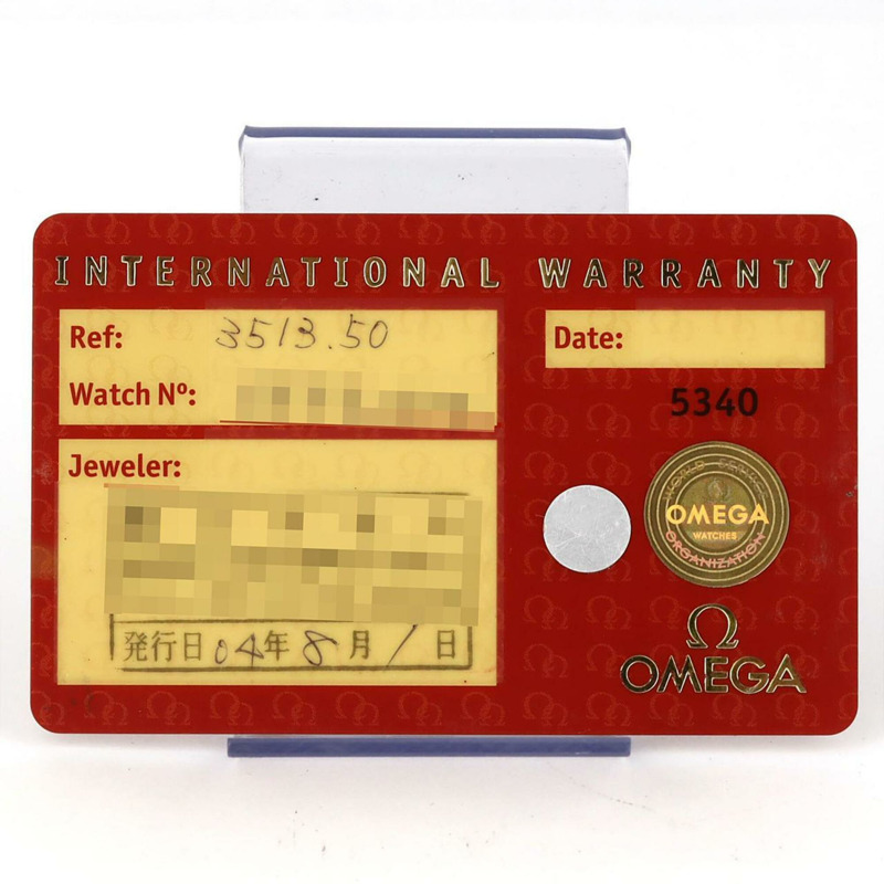 歐米茄超霸系列日期顯示3513.50不鏽鋼自動腕錶-7