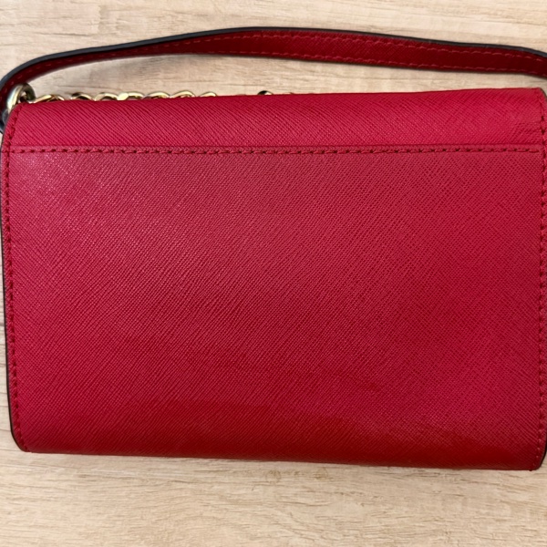 Michael Kors 正紅色迷你肩背包-7