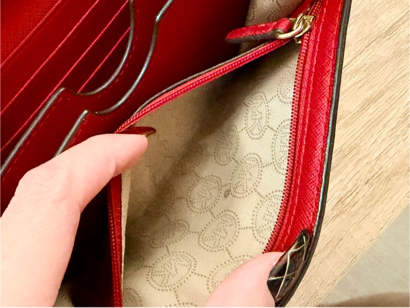Michael Kors 正紅色迷你肩背包-10
