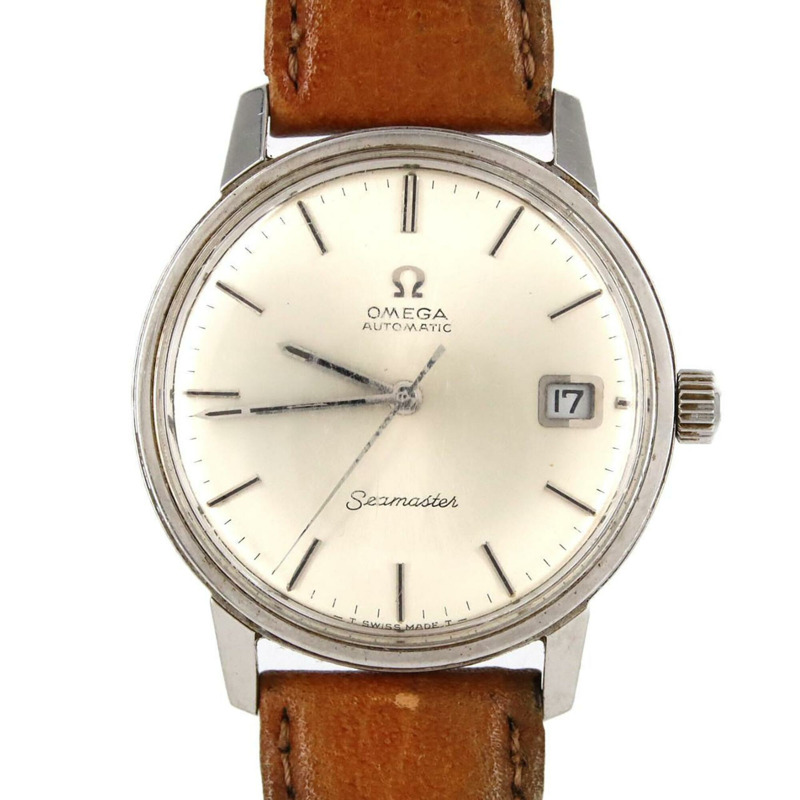 歐米茄海馬系列不鏽鋼自動腕錶-0