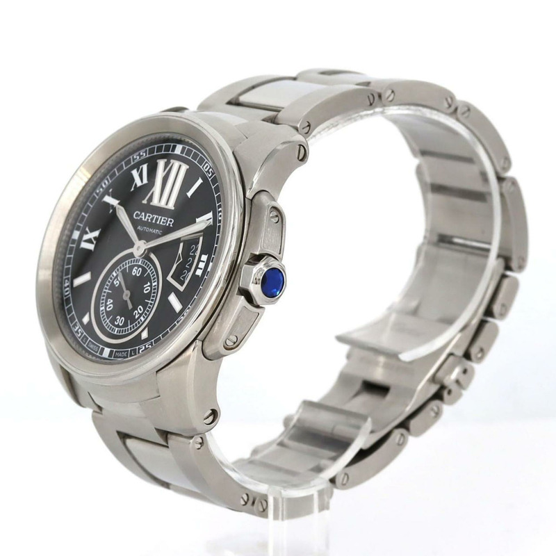 卡地亞 Calibre de LM W7100016 SS 自動腕錶-1