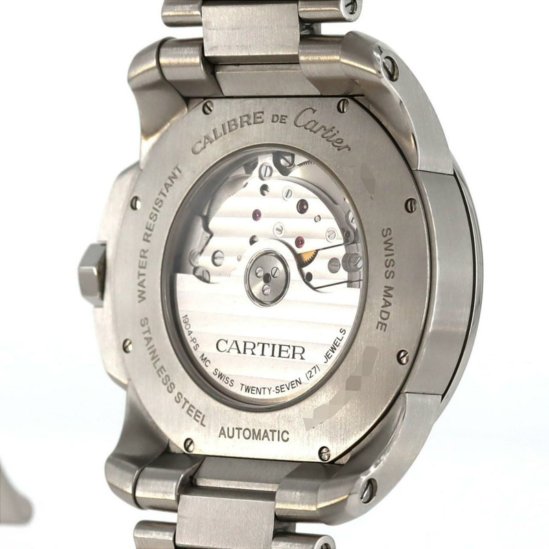 卡地亞 Calibre de LM W7100016 SS 自動腕錶-4