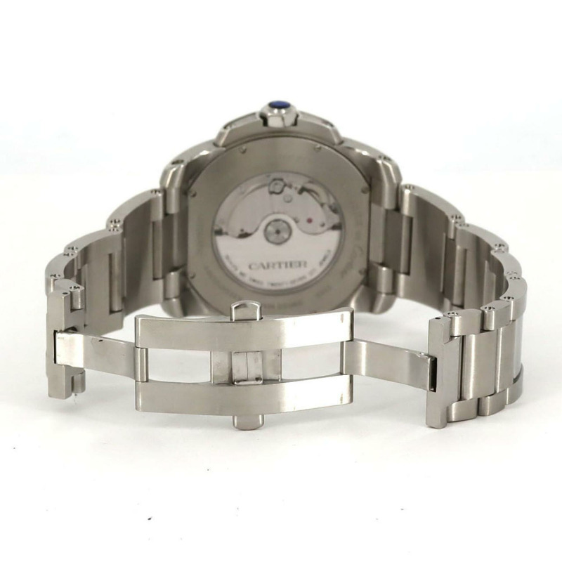 卡地亞 Calibre de LM W7100016 SS 自動腕錶-5
