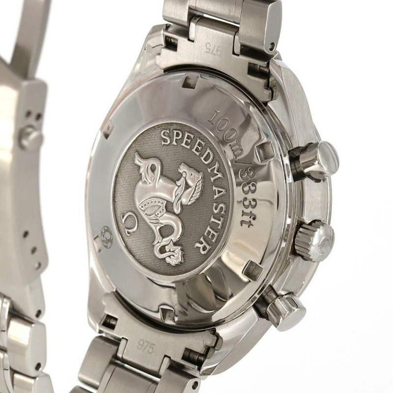 歐米茄超霸系列日期顯示腕錶 3210.52 不鏽鋼自動腕錶-4