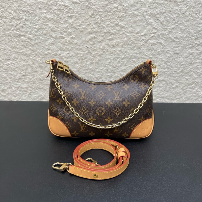 98新LV路易威登Boulogne黃牛角包-0