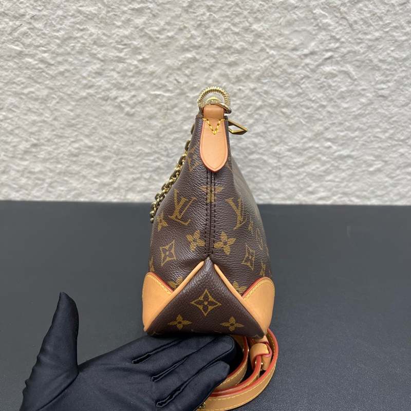98新LV路易威登Boulogne黃牛角包-2