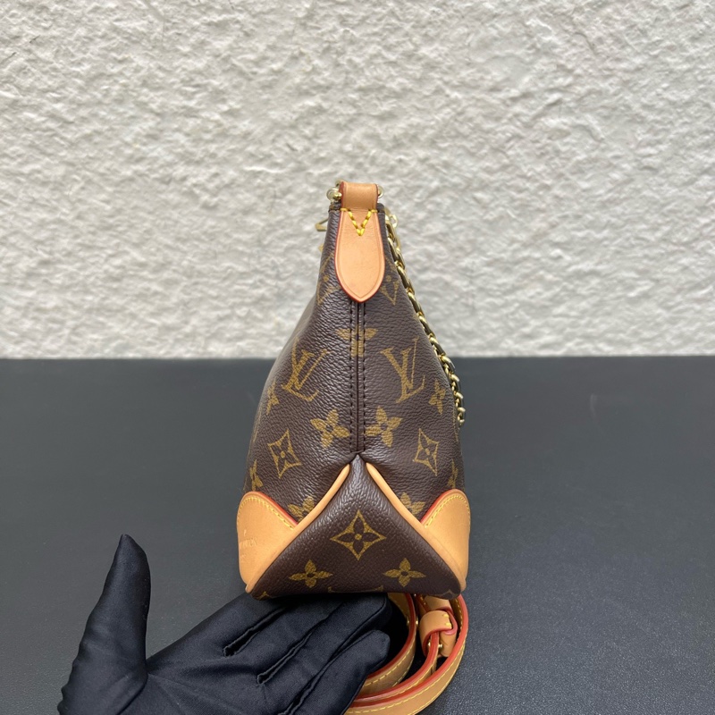 98新LV路易威登Boulogne黃牛角包-3