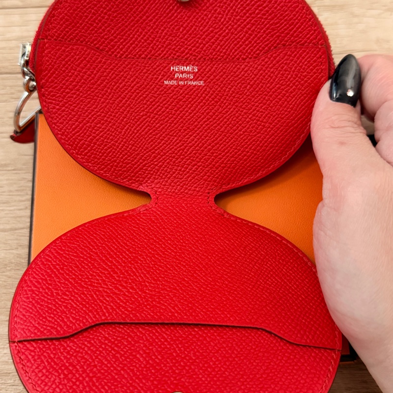 HERMES In-The-Loop 迷你 多色Epsom牛皮零錢包銀色五金-2