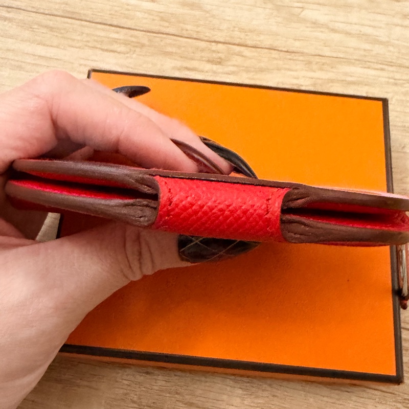 HERMES In-The-Loop 迷你 多色Epsom牛皮零錢包銀色五金-3