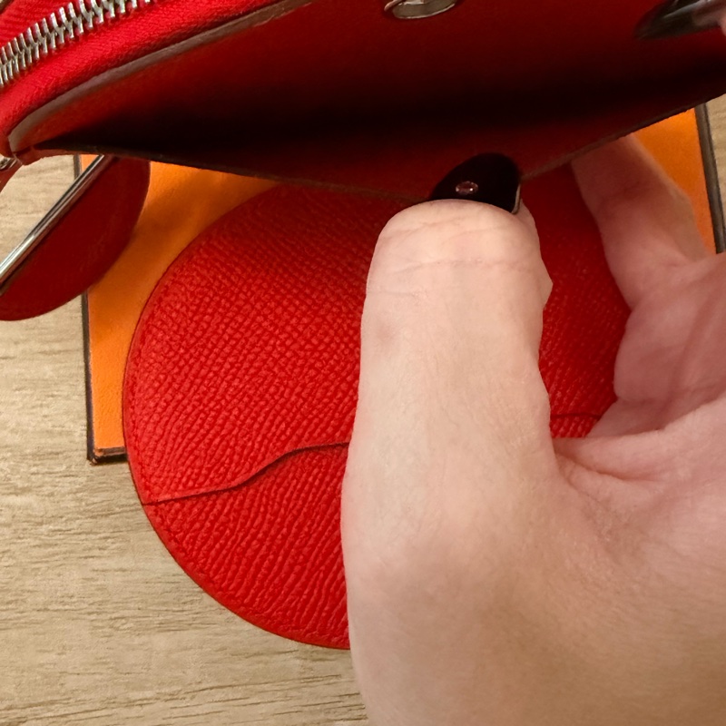 HERMES In-The-Loop 迷你 多色Epsom牛皮零錢包銀色五金-12