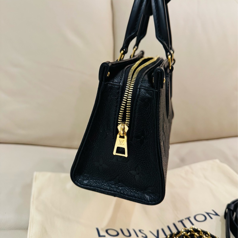 LV 路易威登 ON The Go East West 手提包/肩背斜背包/黑金款/98新美品-5