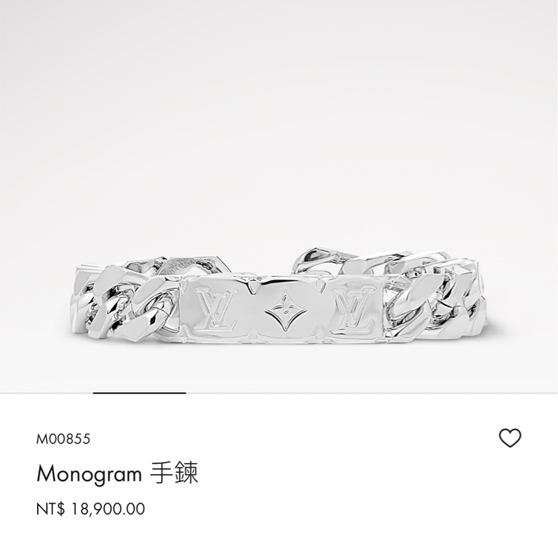 LV Monogram 手鍊 M00855-0
