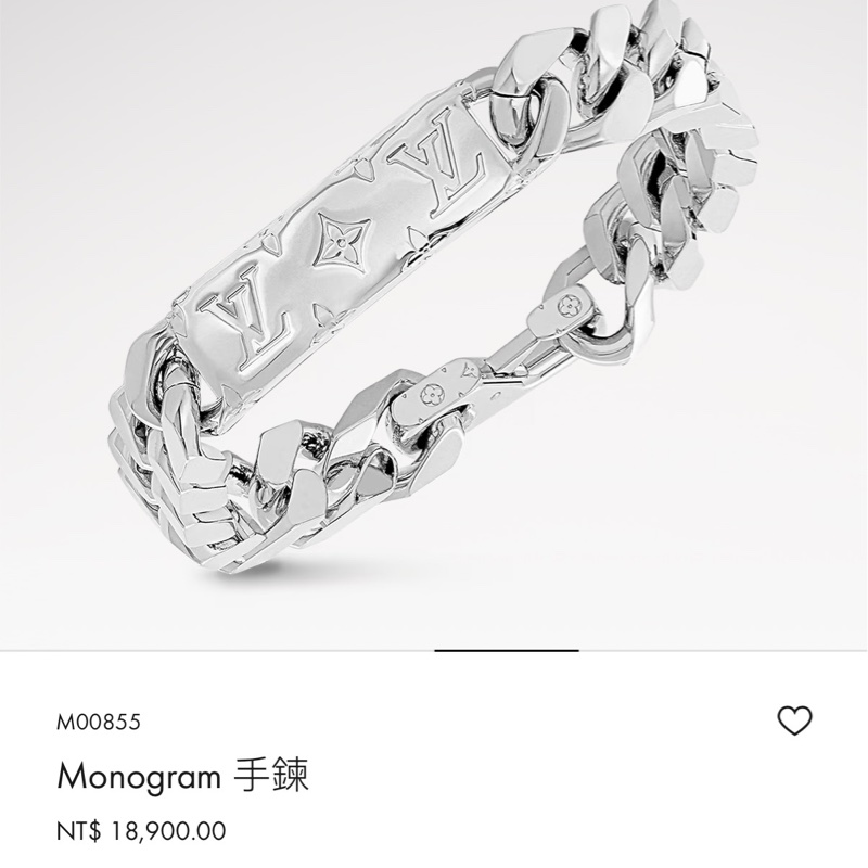 LV Monogram 手鍊 M00855-1