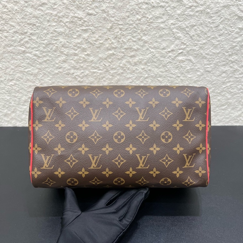 98新LV路易威登村上隆系列speedy30 手提包枕頭包-4