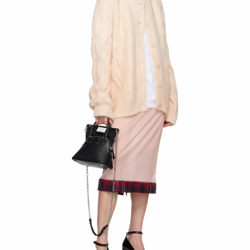 Maison Margiela 女士 微型5AC 徽標單肩包均碼碼MICRO、22cm*10cm*15cm-3