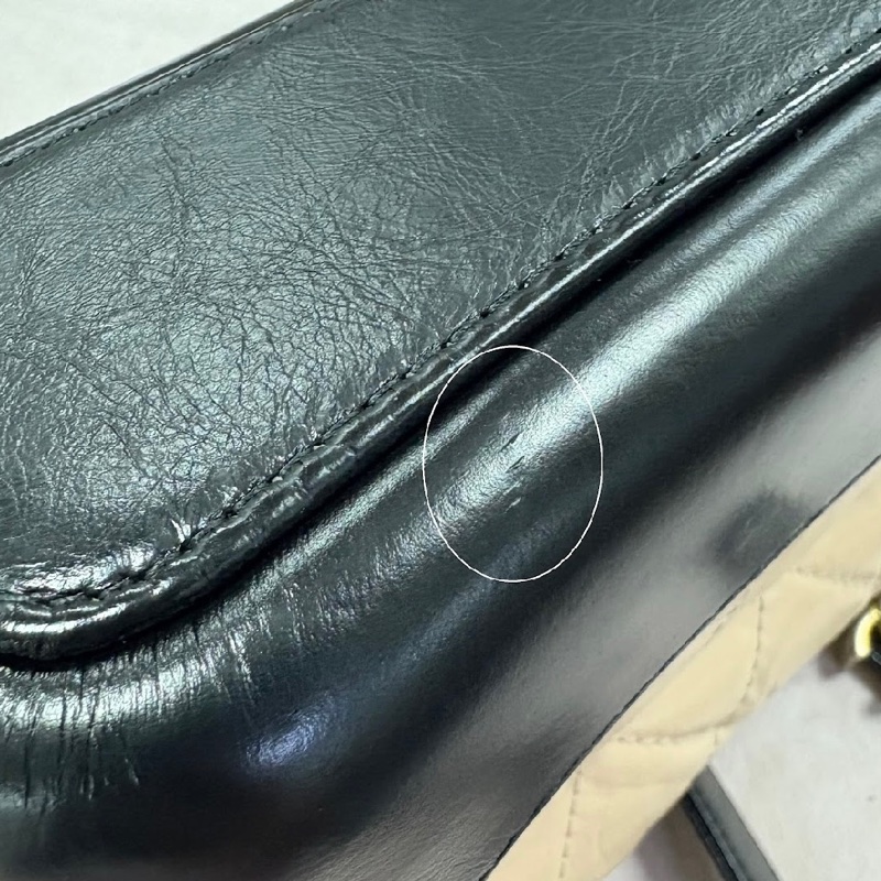 Chanel V 出清售 Chanel 粉膚色流浪包 小號（20cm）香奈兒流浪包 20小號 粉膚色 米色-7