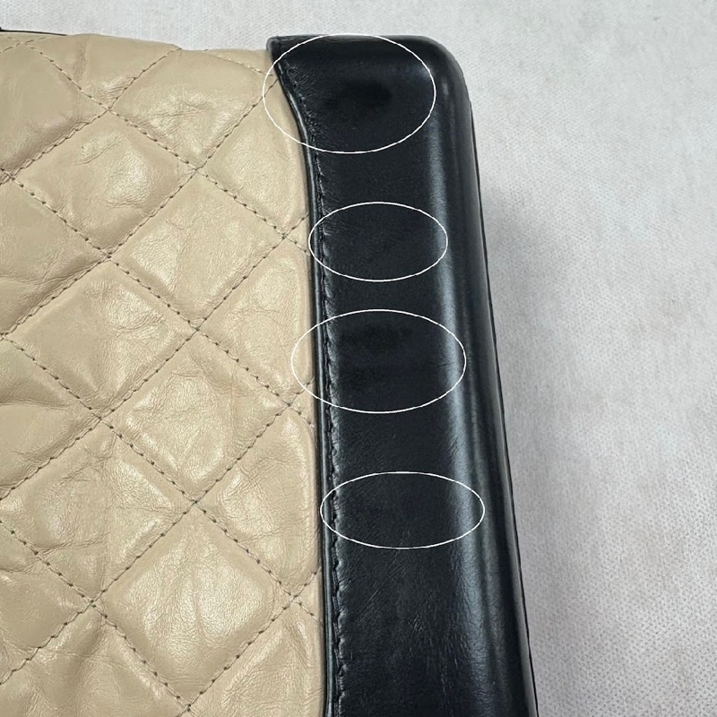 Chanel V 出清售 Chanel 粉膚色流浪包 小號（20cm）香奈兒流浪包 20小號 粉膚色 米色-8