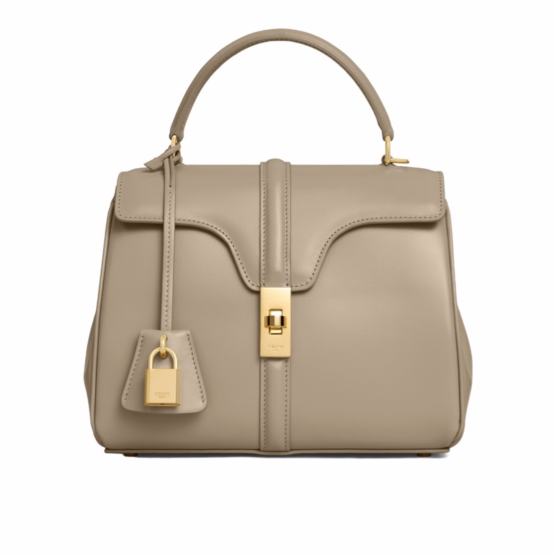 Celine 女士 16號緞面小牛皮單肩包均碼碼小號、23cm*10cm*18cm-4