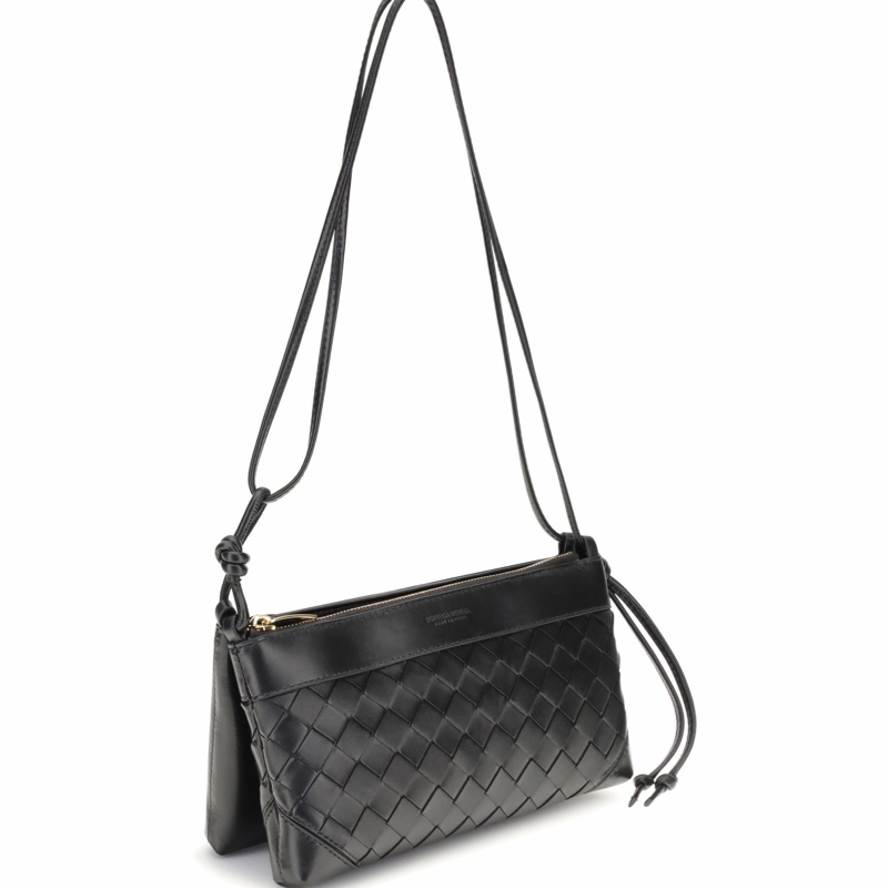 Bottega Veneta 女士 拉鍊單肩包均碼碼-2