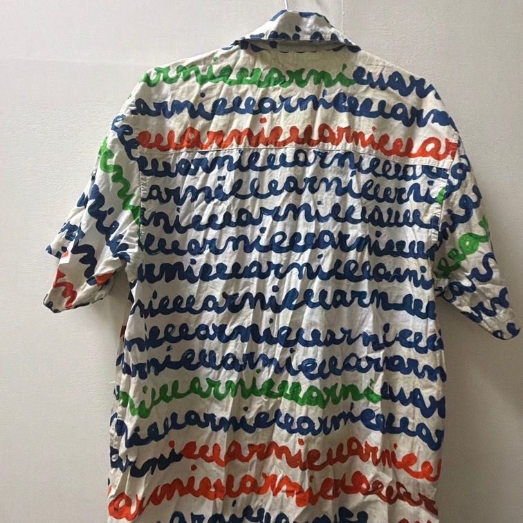 Marni 聯名 Flaminia Veronesi 時尚花 短袖印花 襯衫 46-4