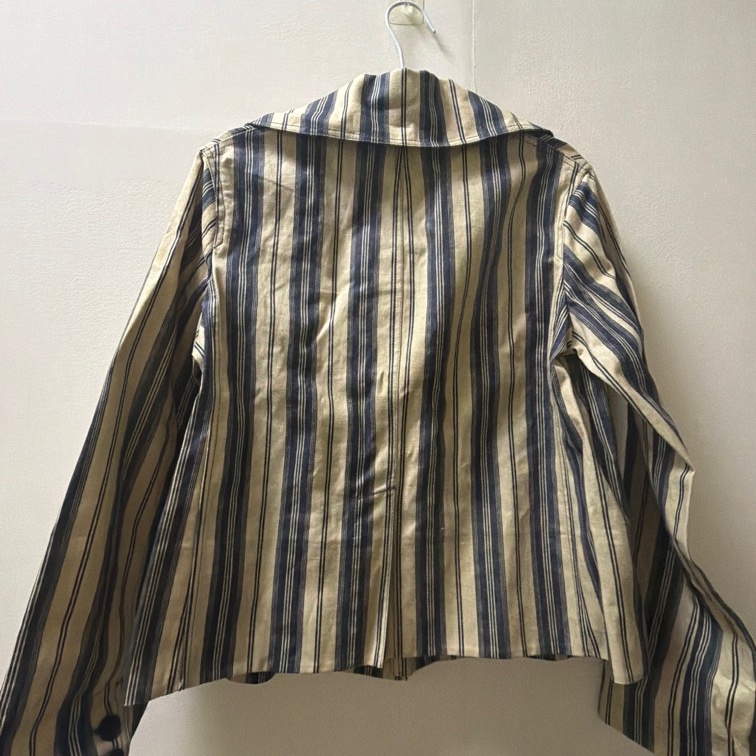 Dior CD 條紋 休閒式 西裝夾克 外套 義大利 34-7