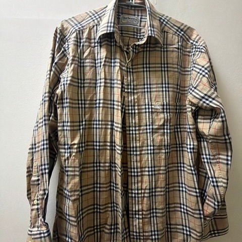 Burberry 經典格紋 長袖襯衫 S
