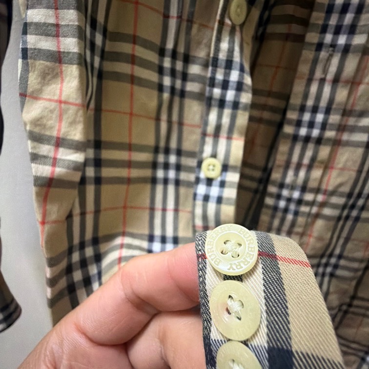 Burberry 經典格紋 長袖襯衫 S-3