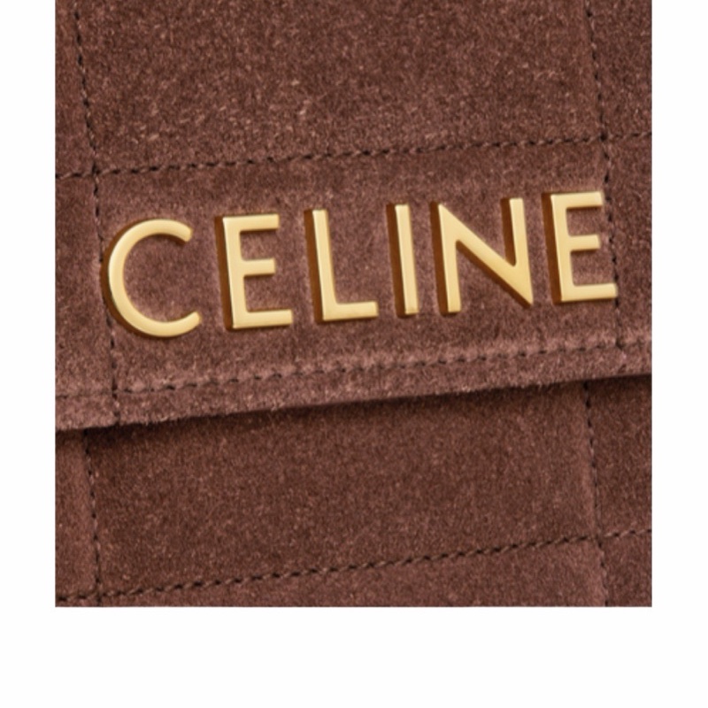 Celine 女士 MATELASSE MONOCHROME徽標單肩包均碼碼常規、24cm*5cm*15cm-2
