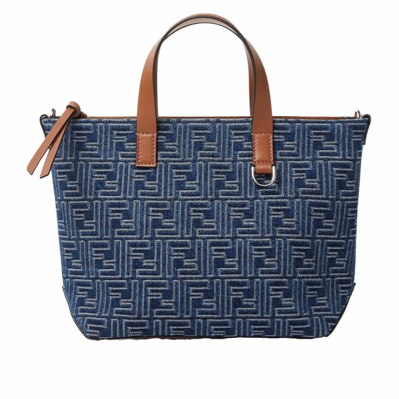 Fendi 男士 FF 小號購物袋均碼碼小號、33cm*11cm*21cm-4